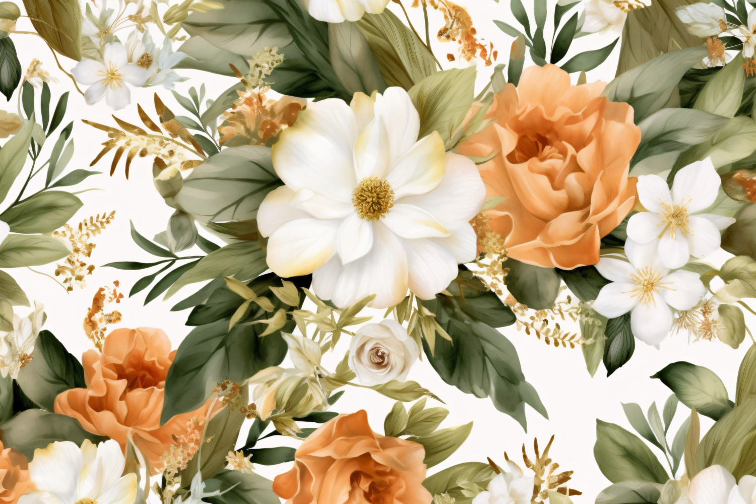 Watercolor Floral Background 51