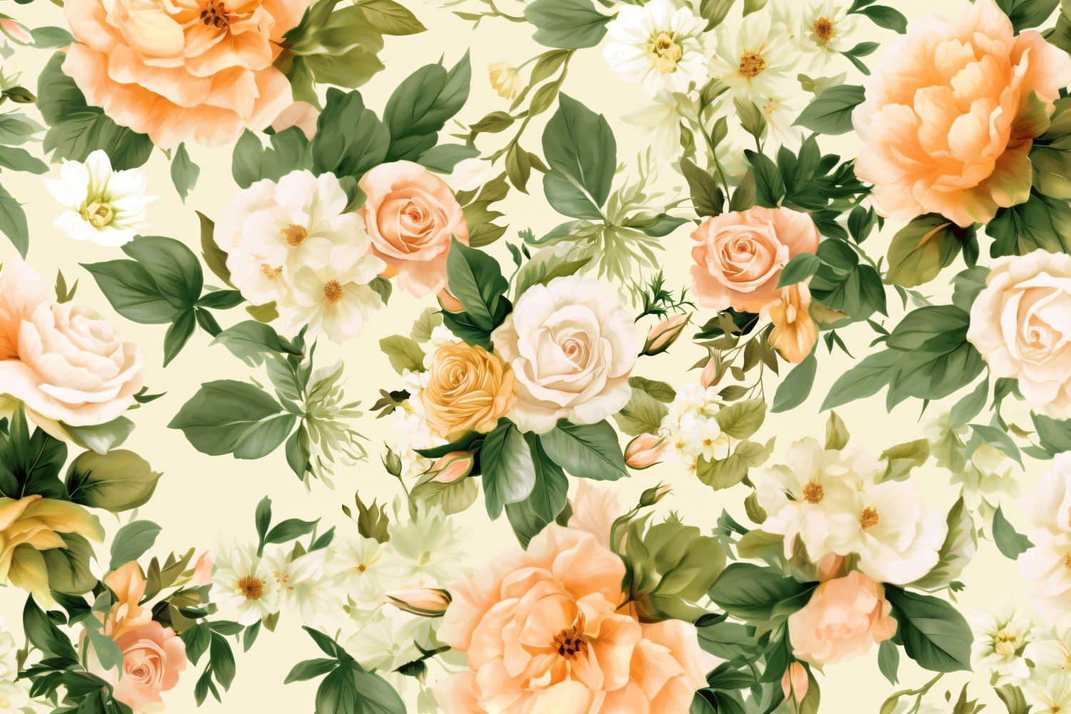 Watercolor flowers Background 57