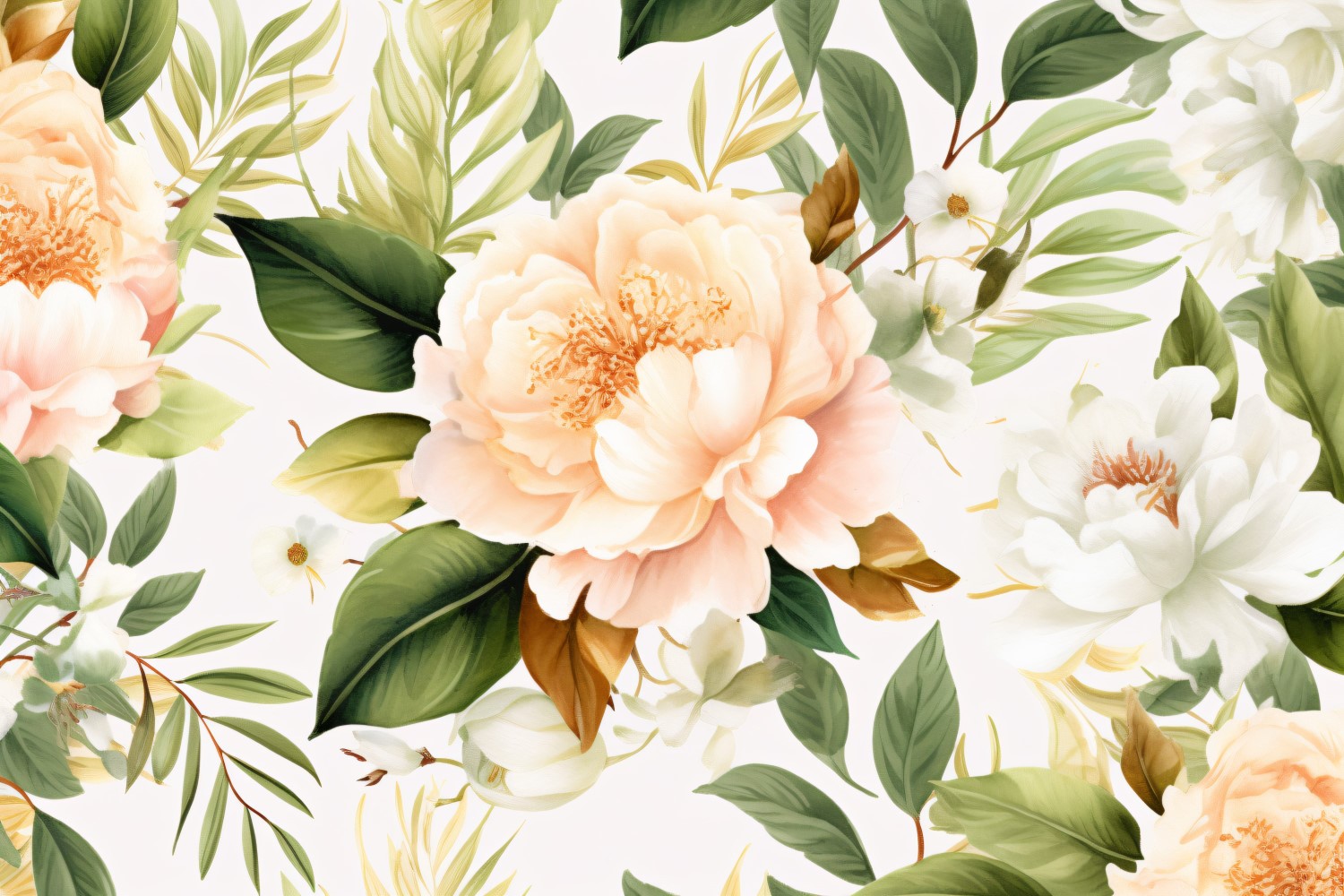 Watercolor Floral Background 65