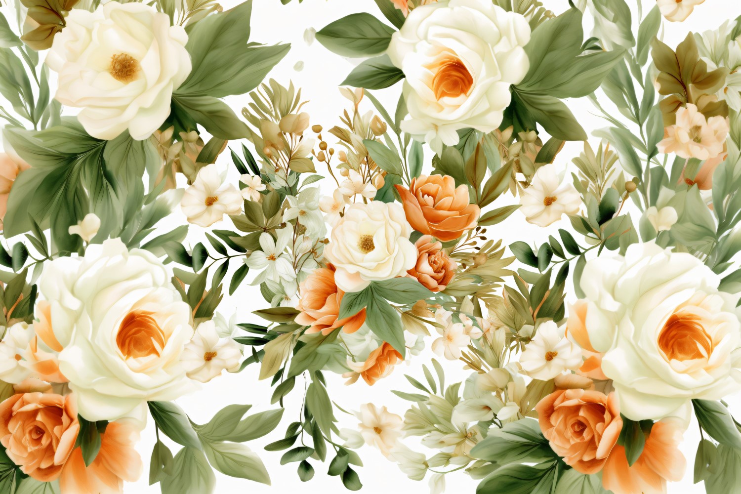 Watercolor Floral Background 68