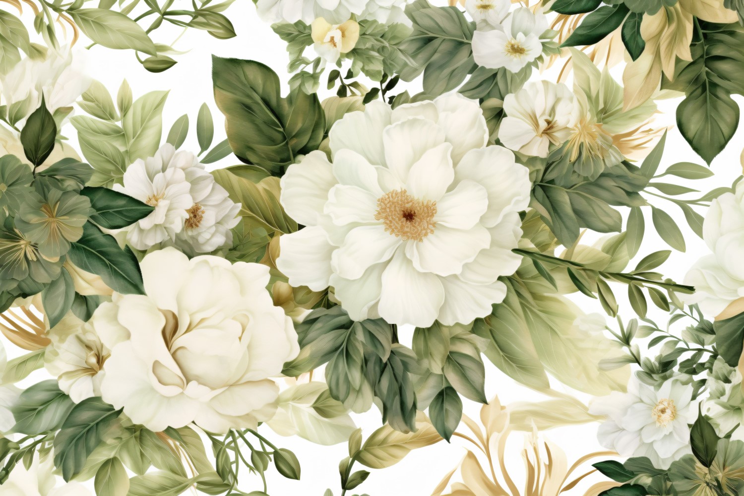 Watercolor Floral Background 72