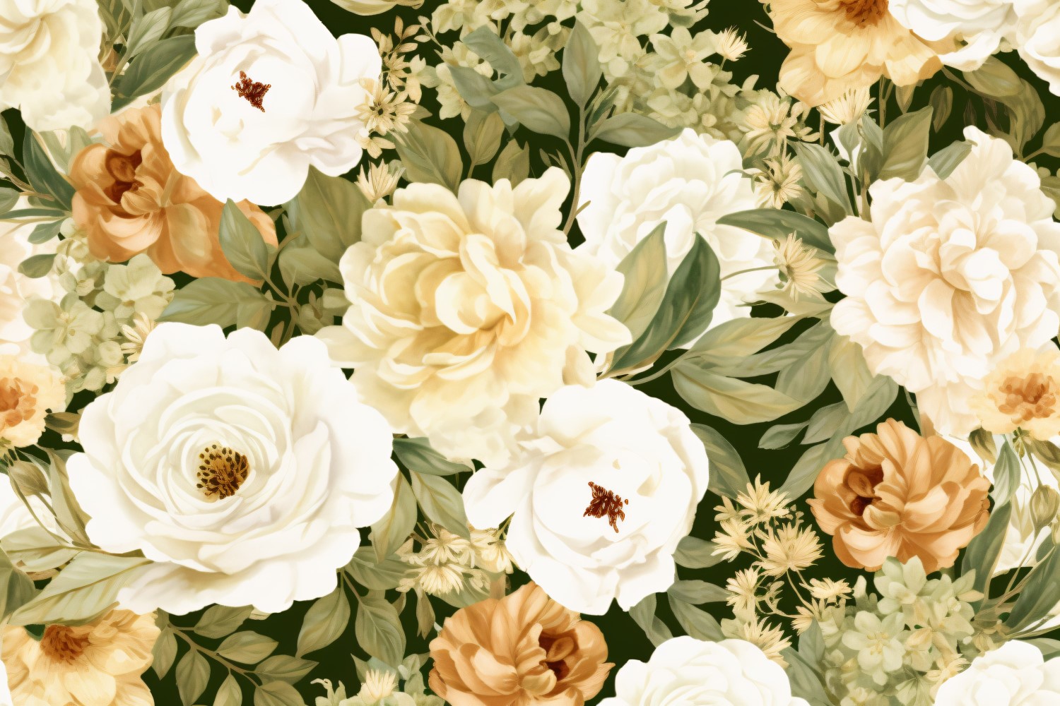 Watercolor flowers Background 73