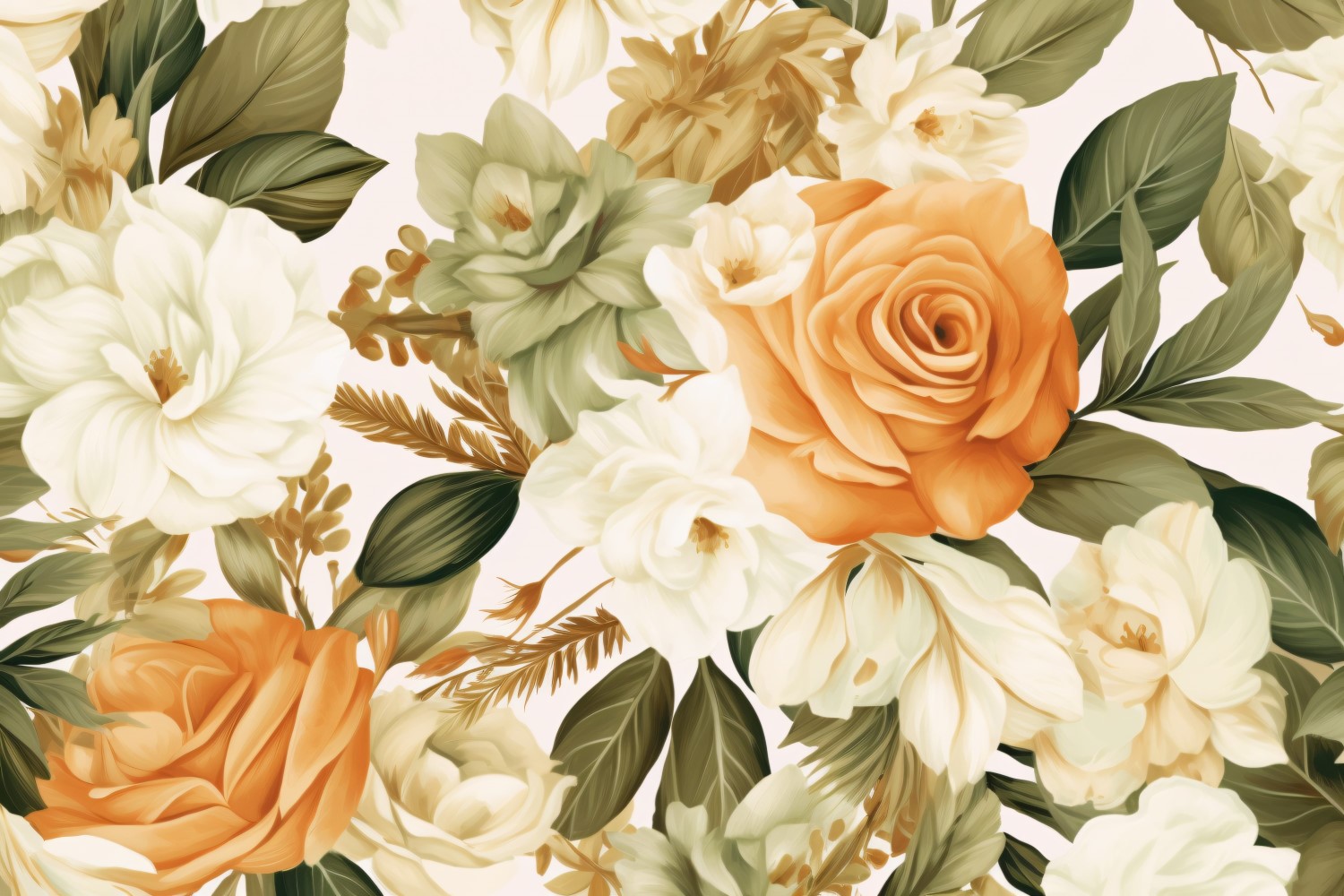 Watercolor Floral Background 76