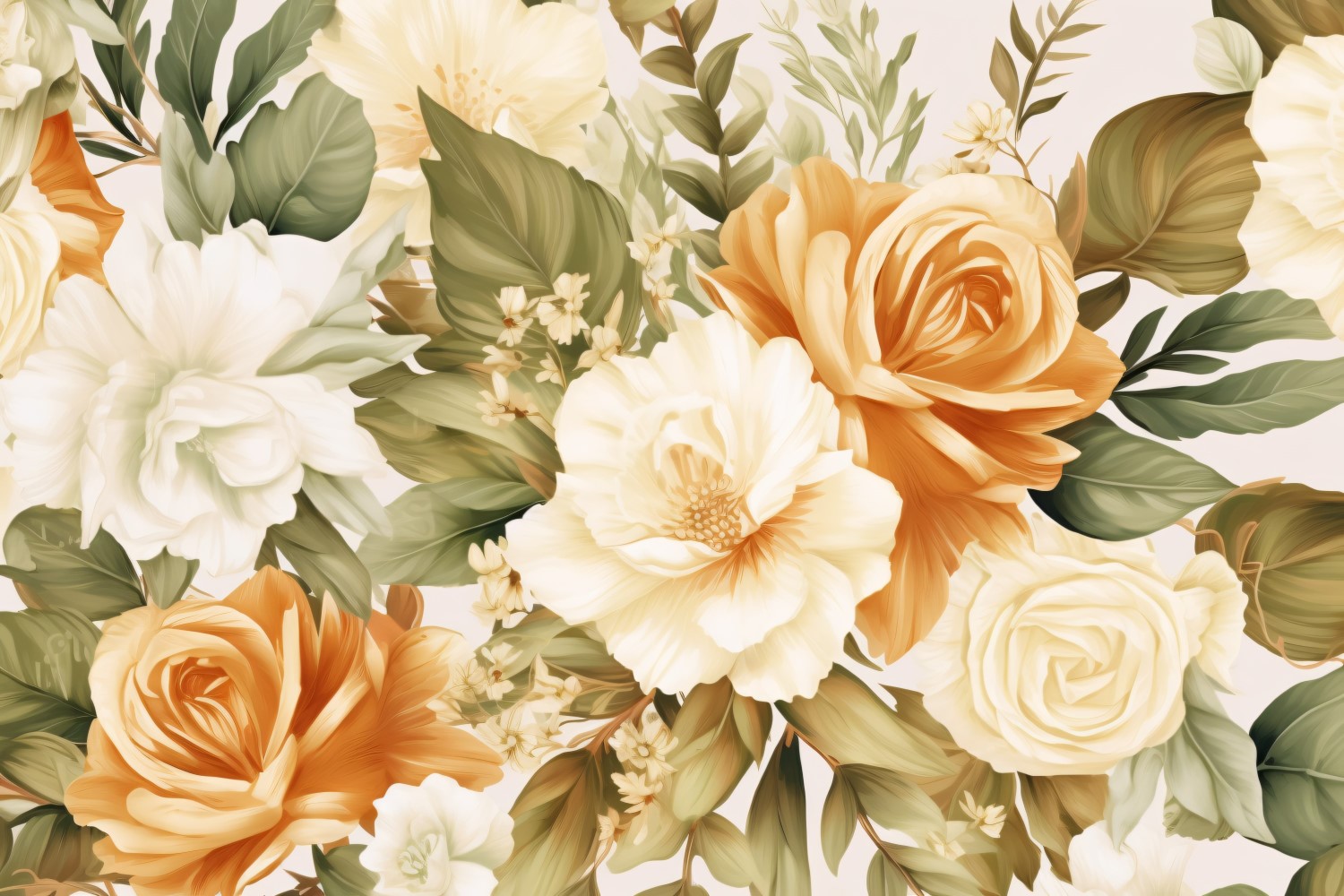 Watercolor Floral Background 88