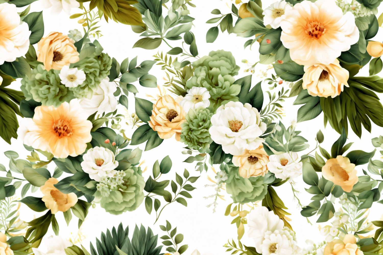 Watercolor Floral Background 104