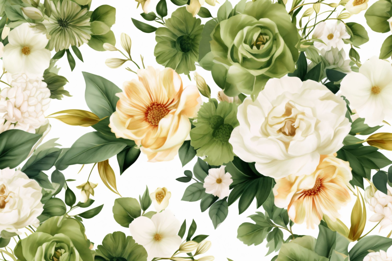 Watercolor Floral Background 108