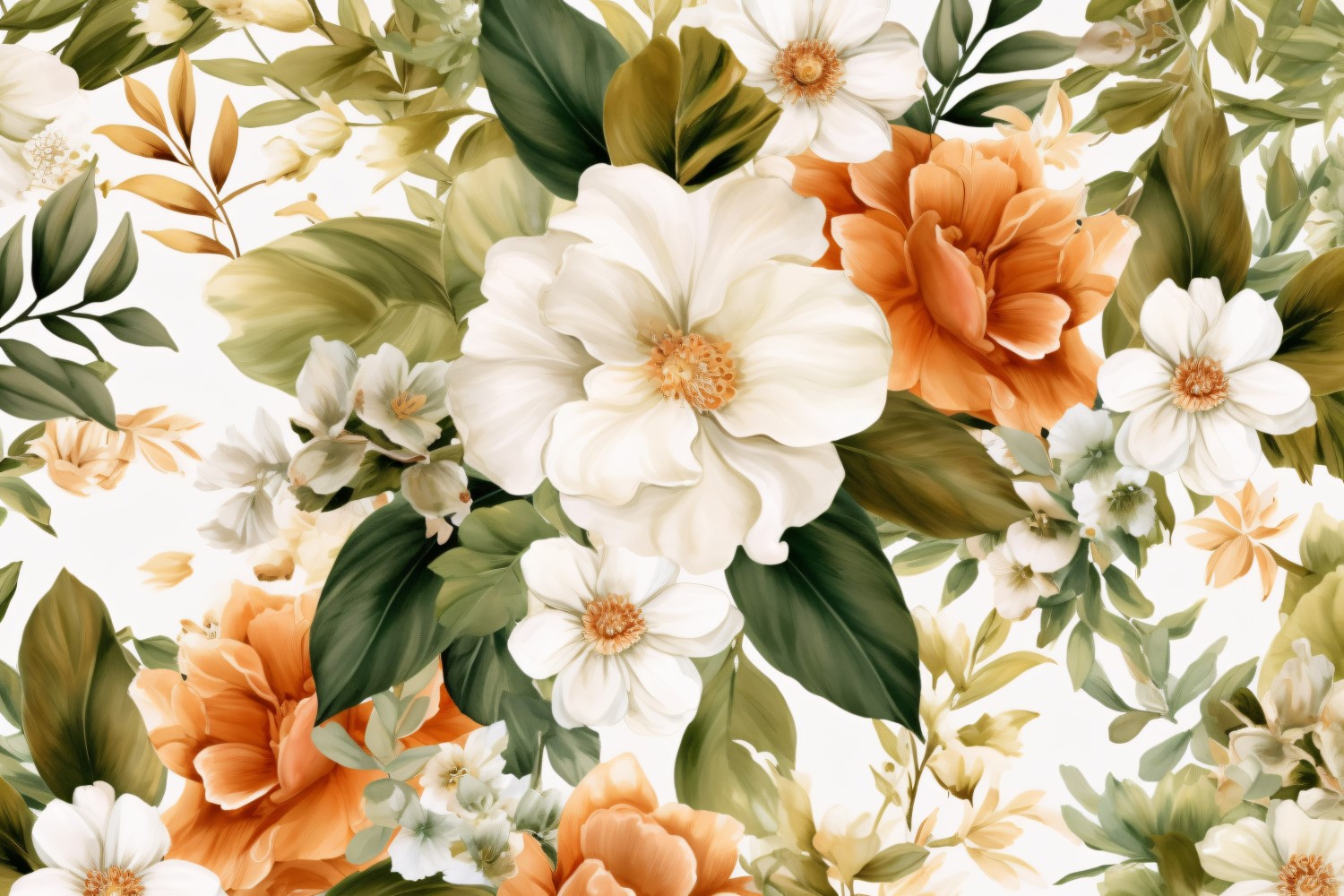 Watercolor Floral Background 112