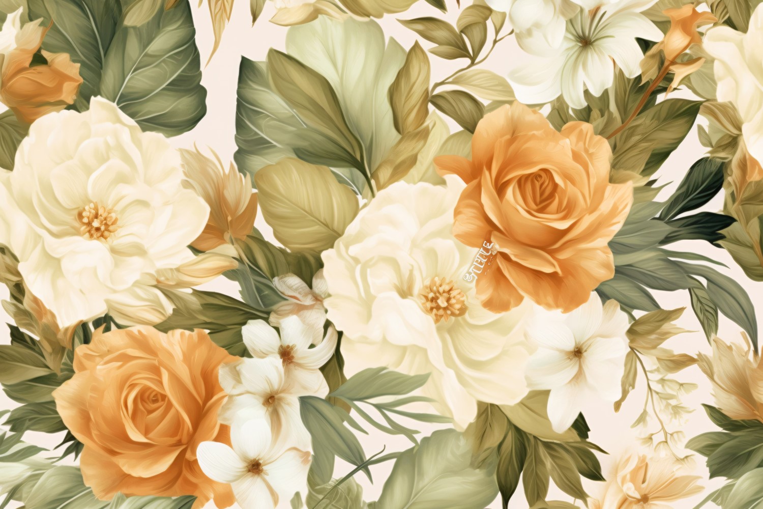 Watercolor Floral Background 116