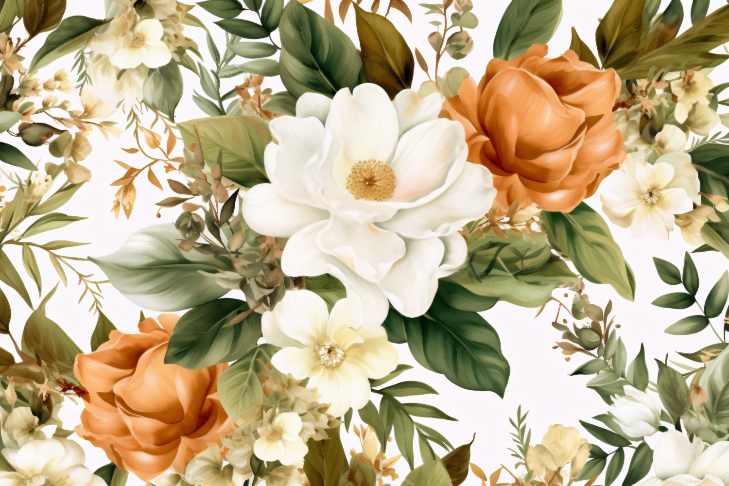 Watercolor Floral Background 128