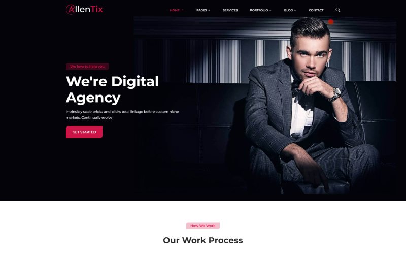 Allentix Business & Digital Agency HTML5 Template