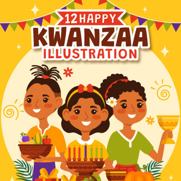 American Kwanzaa Illustrations Templates 362945