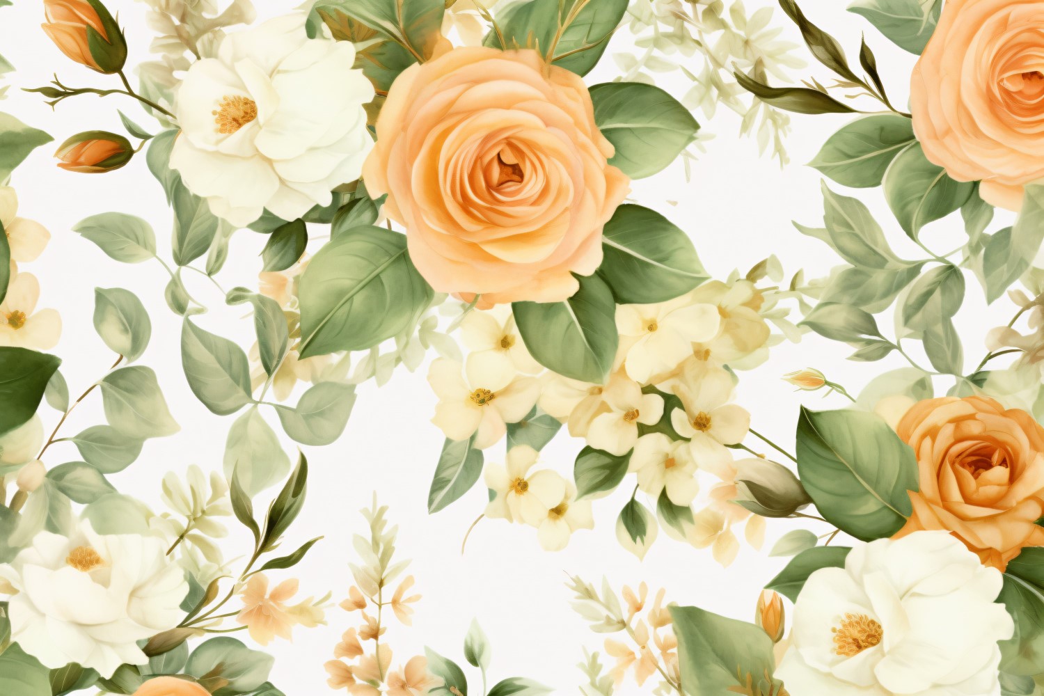 Watercolor Floral Background 153