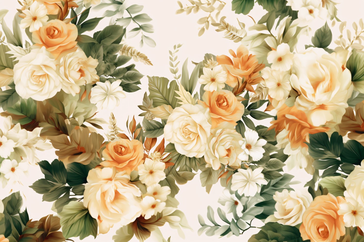 Watercolor Floral Background 157