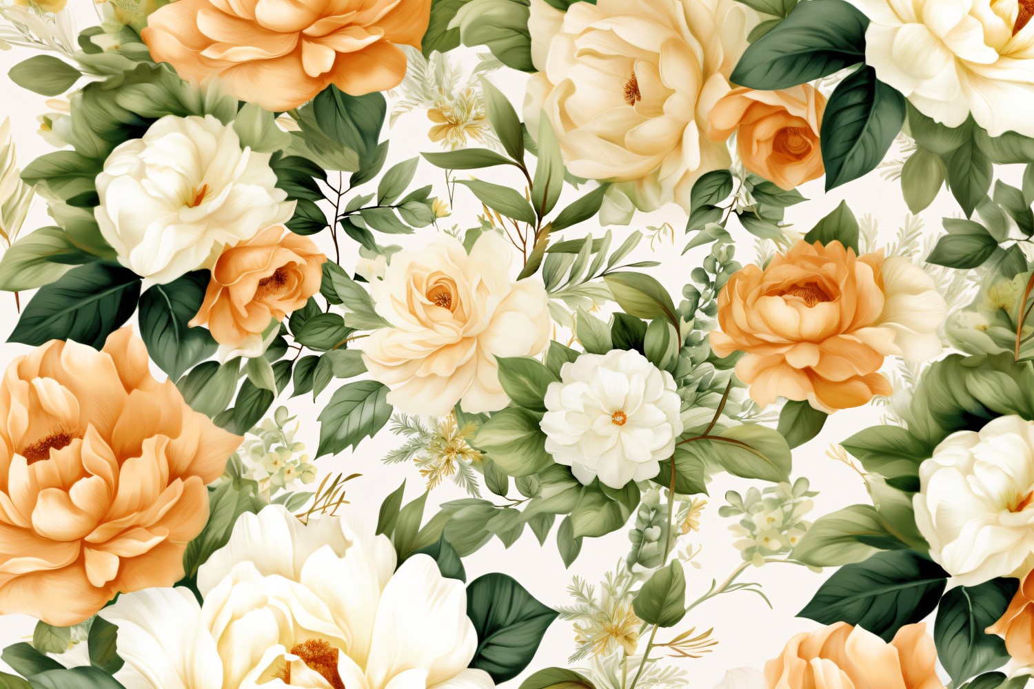 Watercolor Floral Background 160