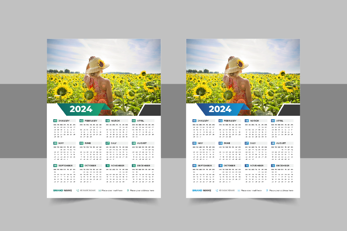 2024 Wall Calendar design