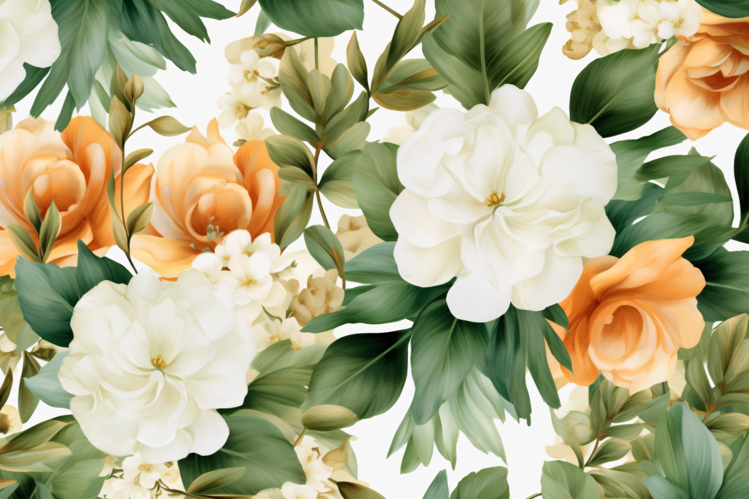 Watercolor Floral Background 164