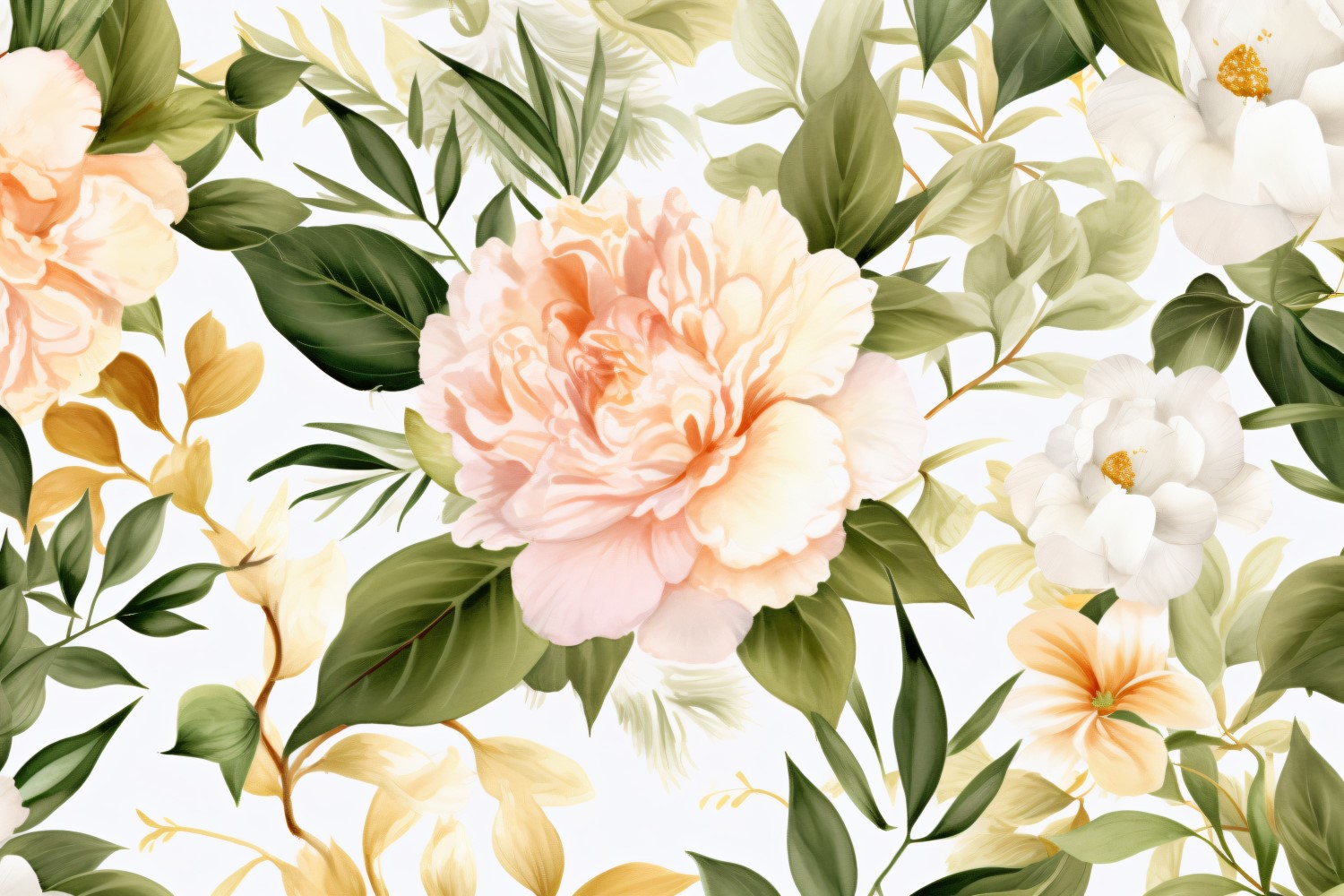 Watercolor Floral Background 172