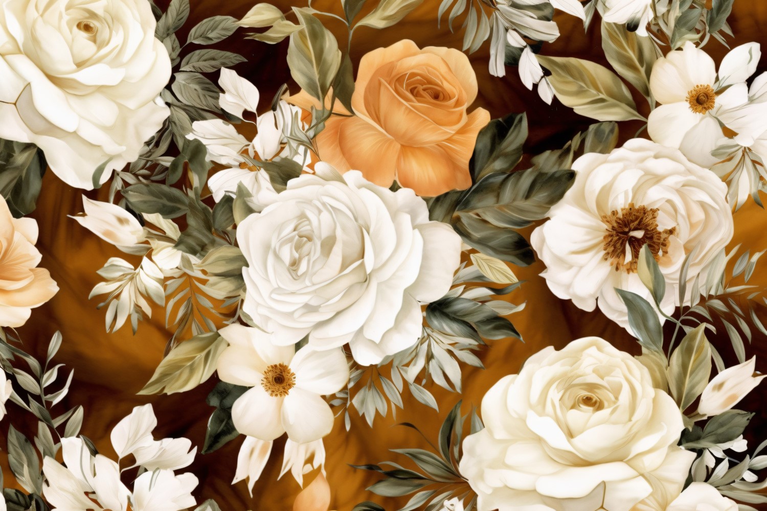 Watercolor Floral Background 176