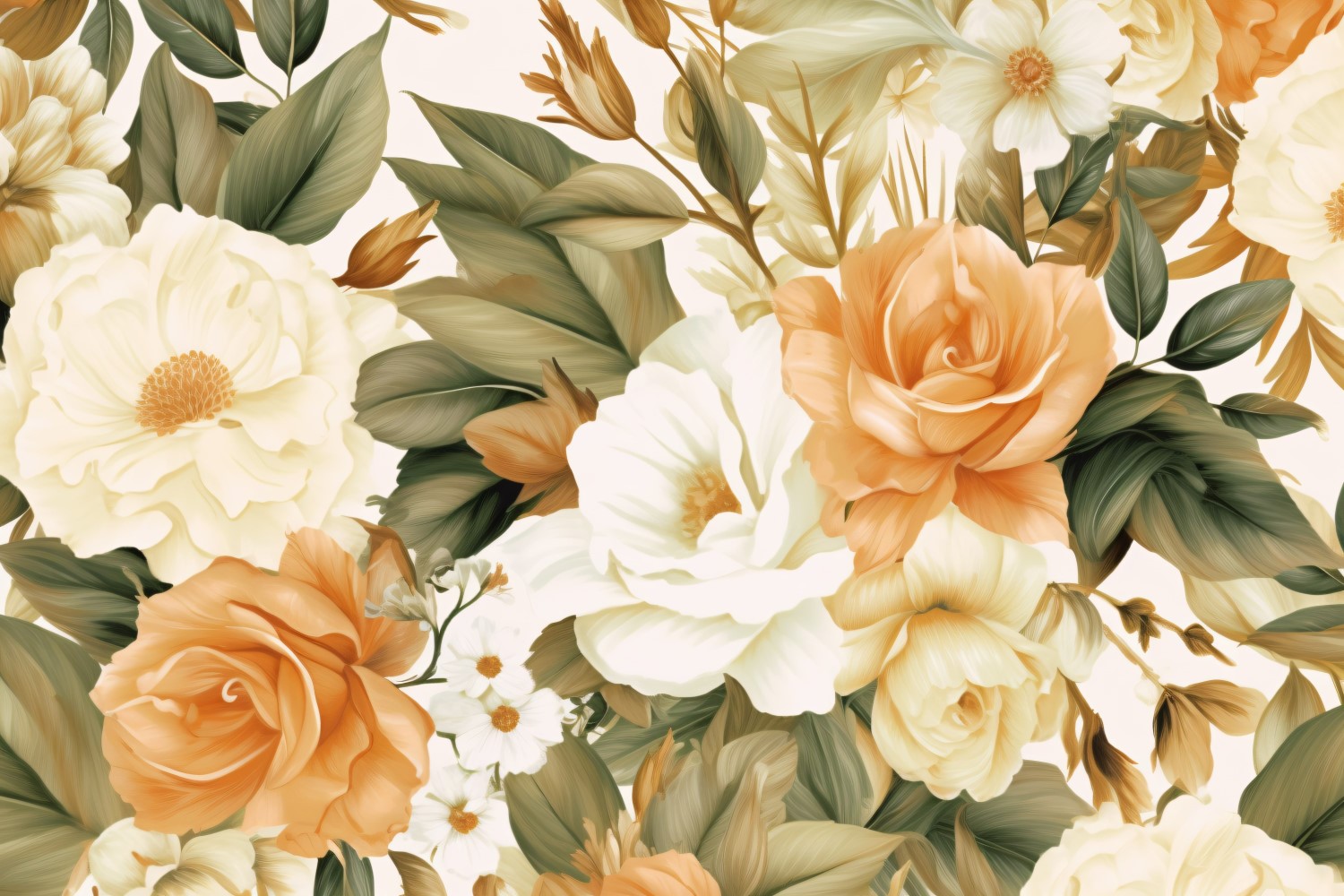 Watercolor Floral Background 184