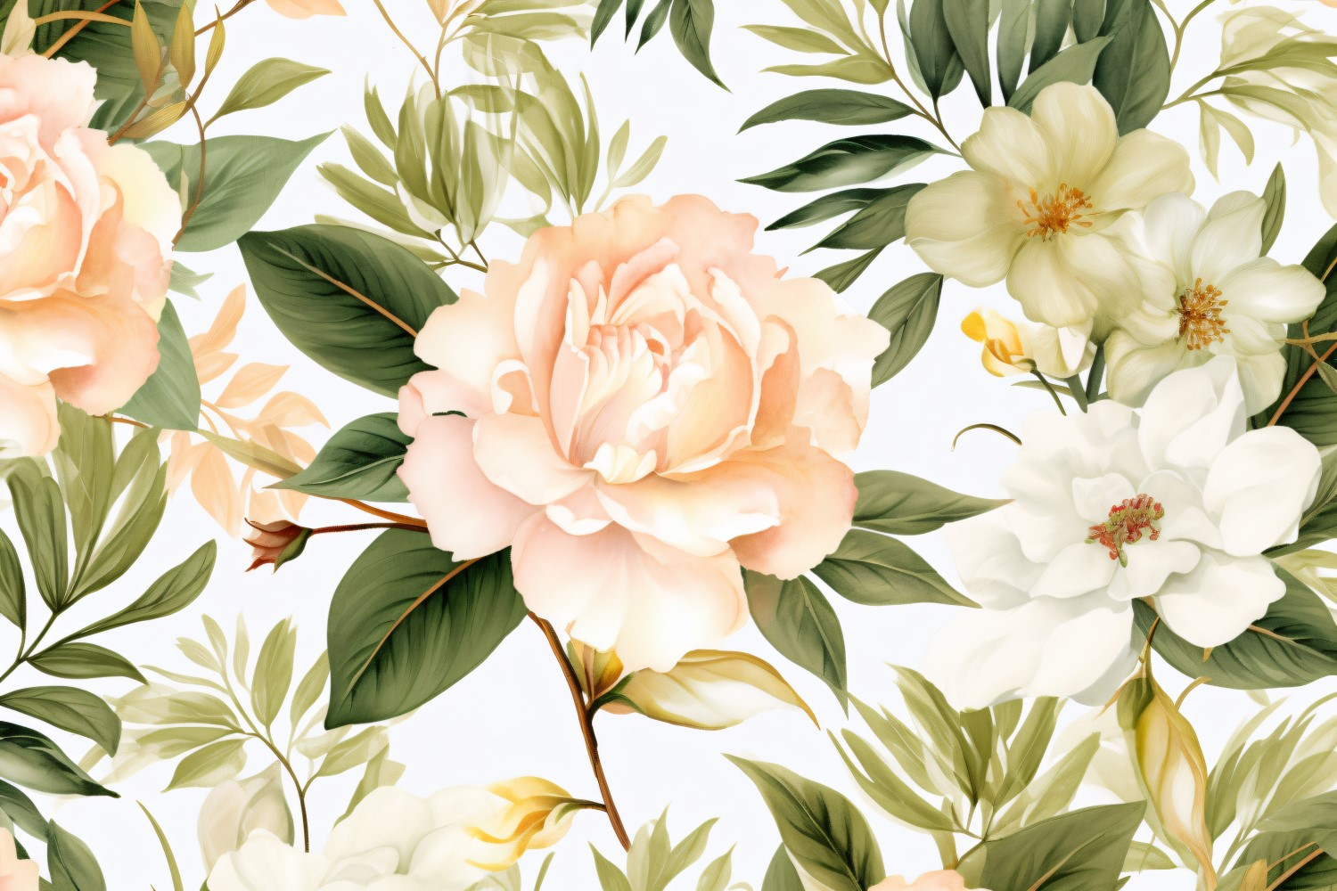 Watercolor Floral Background 188