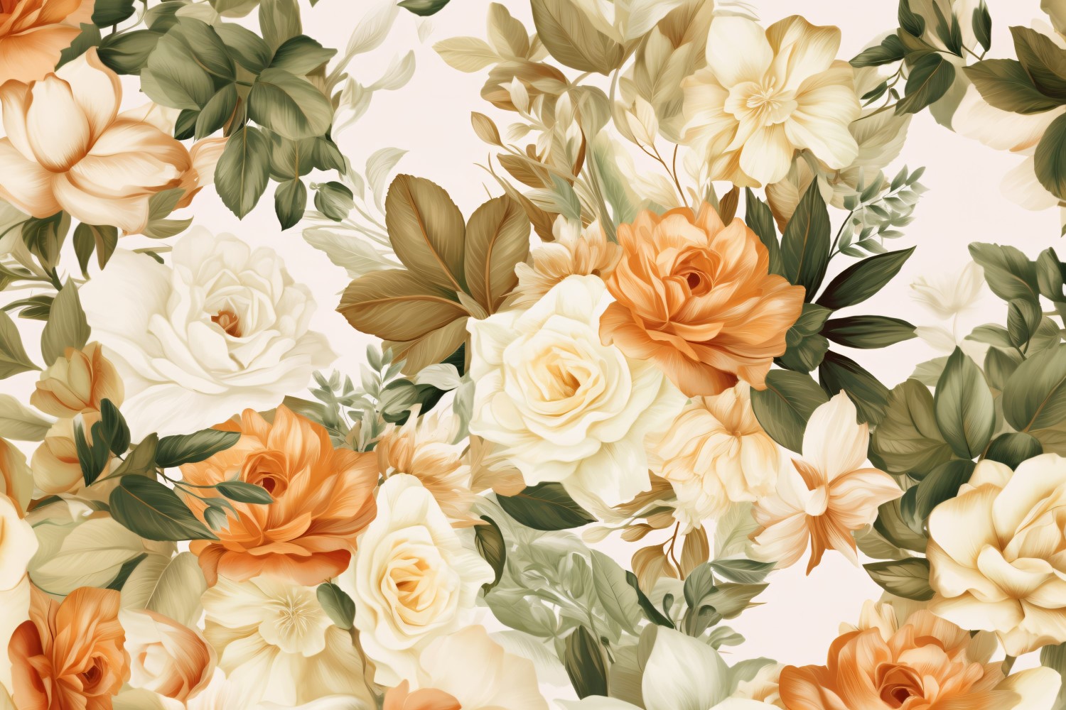 Watercolor Floral Background 200