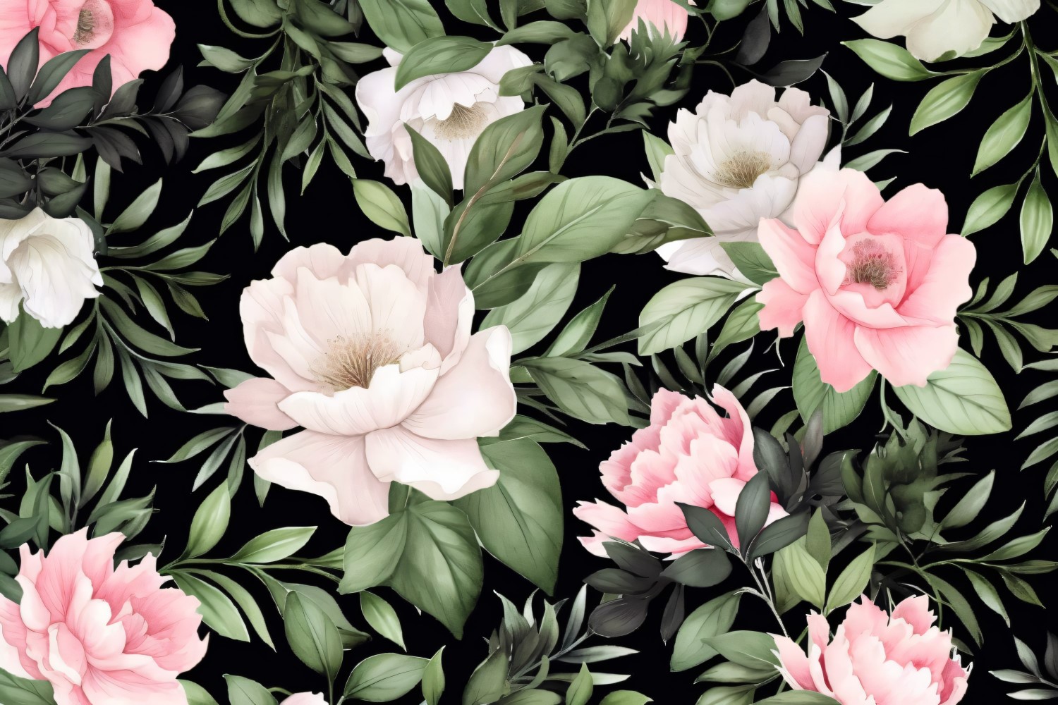 Watercolor Floral Background 212