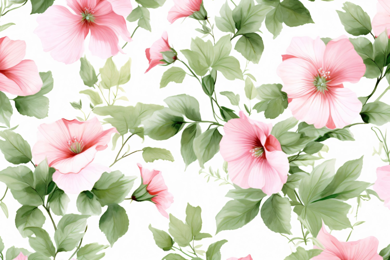 Watercolor flowers wreath Background 251