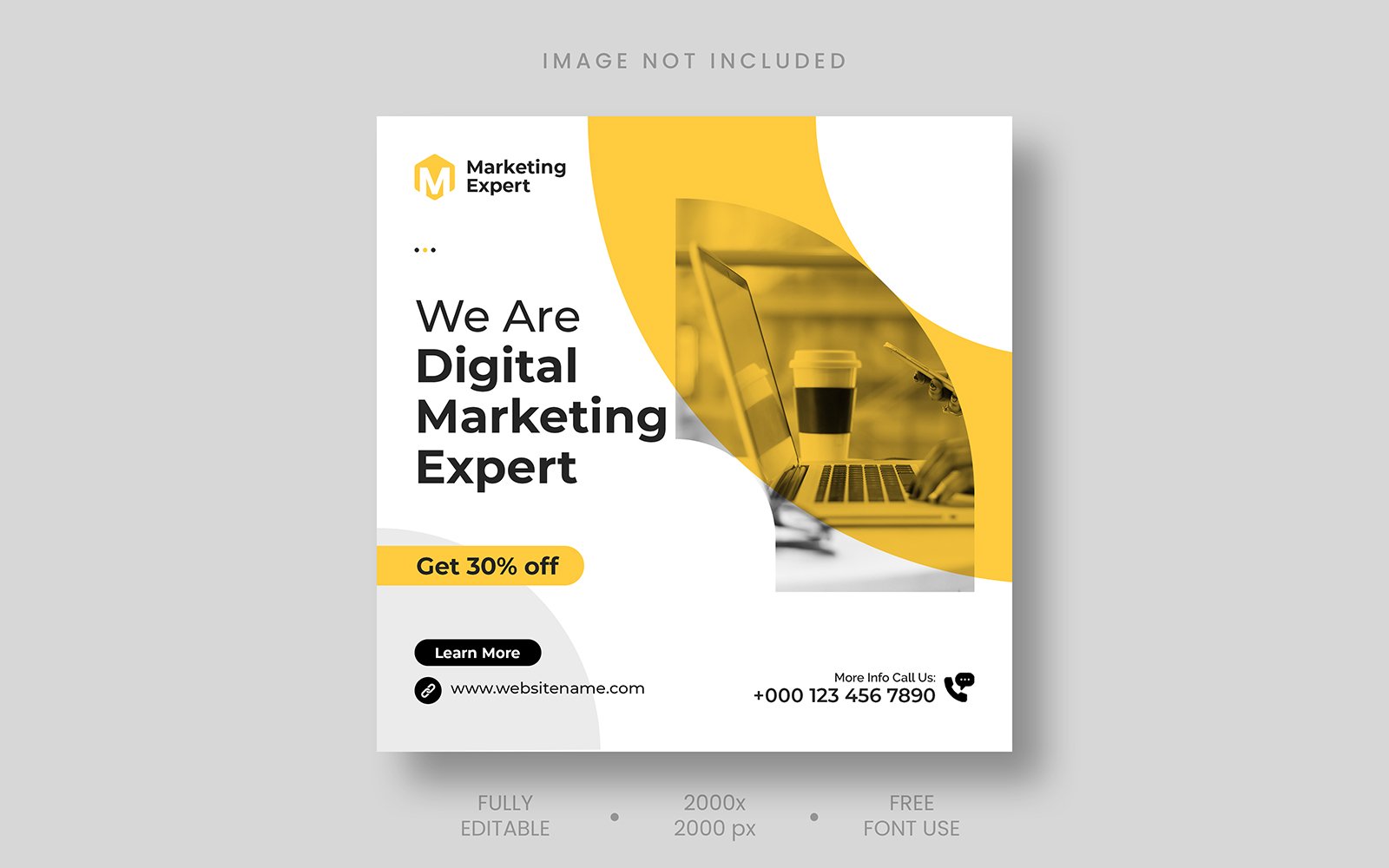 Digital Marketing Agency Social Media  Template