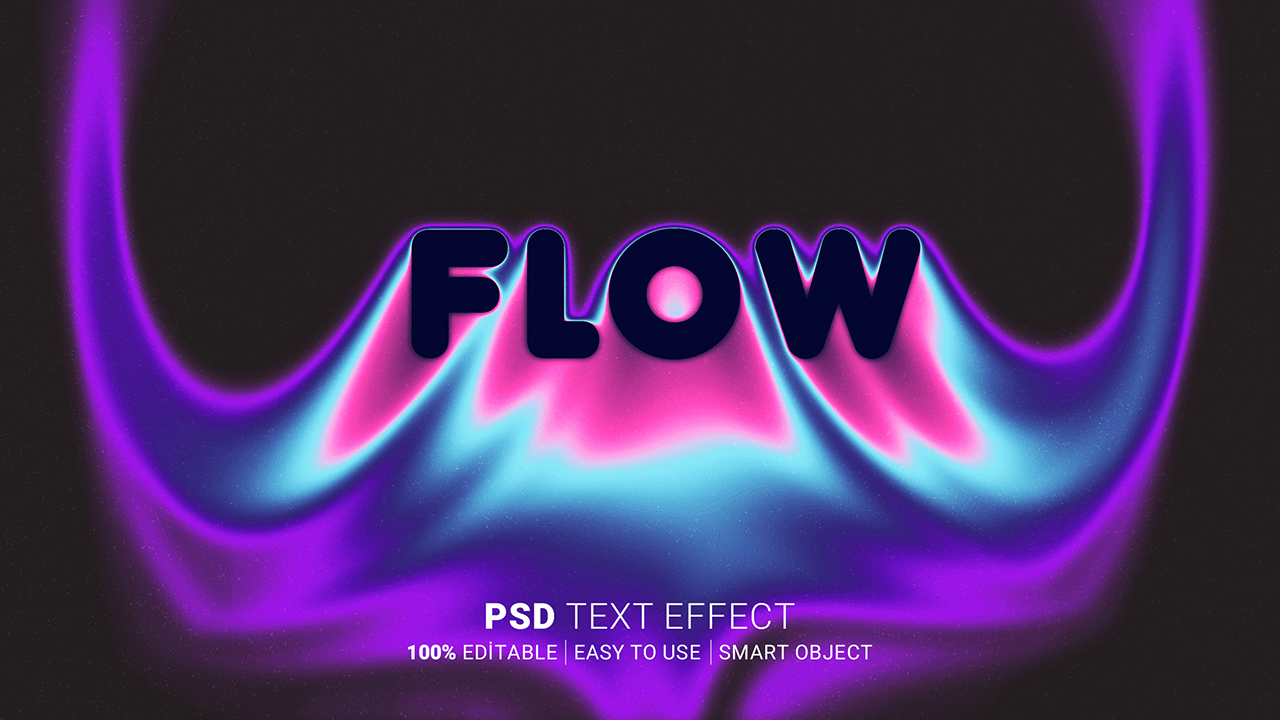 Flow Editable Text Effect