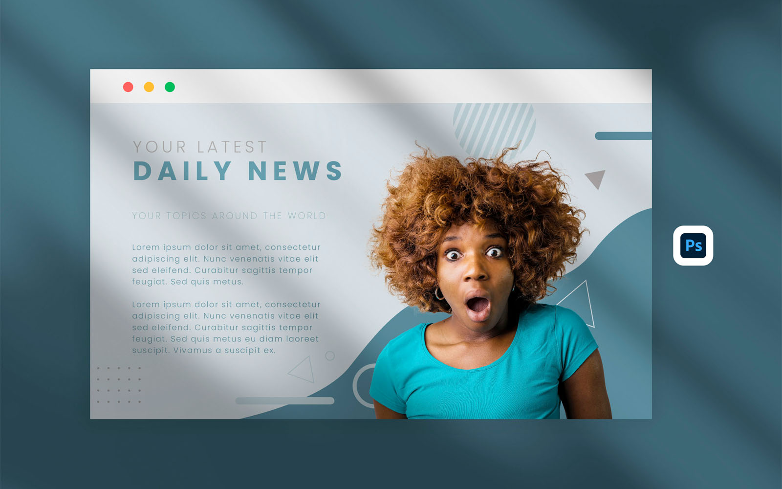 News Banner Blog Template Design Vol 1