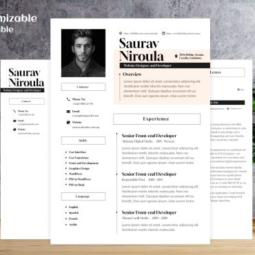 Clean Eps Resume Templates 363369