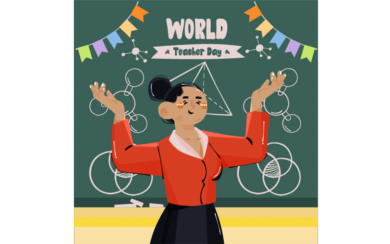 World Teachers Day Illustration
