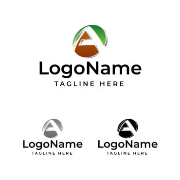 A Initial Logo Templates 363636