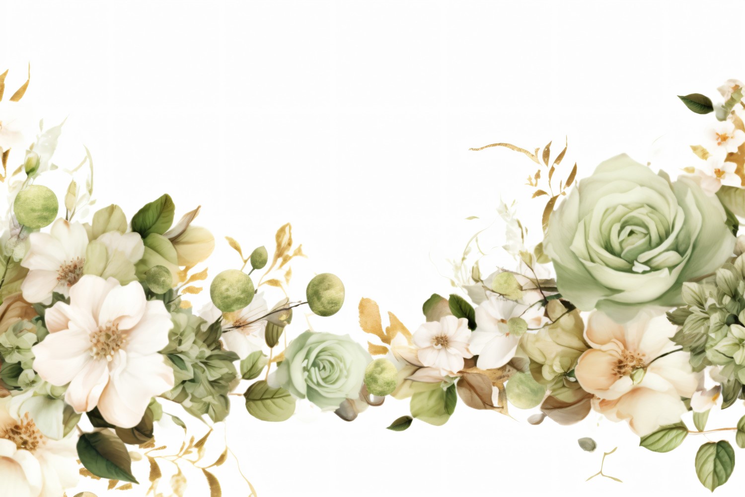 Watercolor Floral Background 453