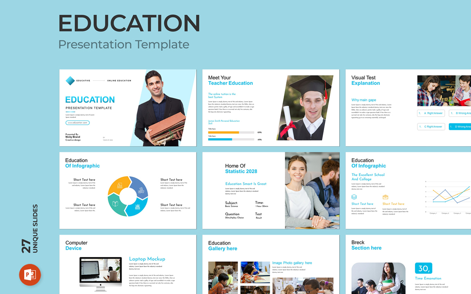 Education Presentation PowerPonit Template