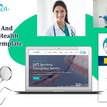 Clinic Corporate Responsive Website Templates 363772