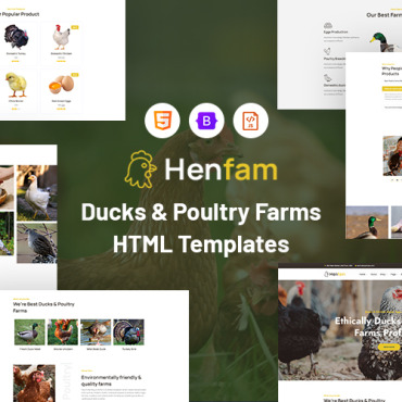 Agriculture Company Responsive Website Templates 363778