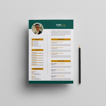 Resume Cv Corporate Identity 363784