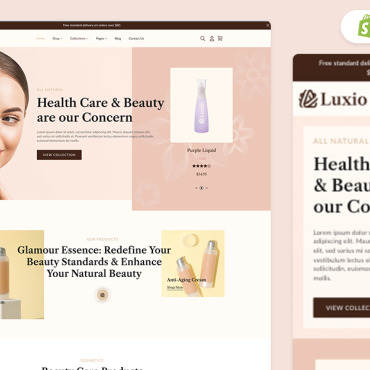 Beauty Cosmetic Shopify Themes 363791