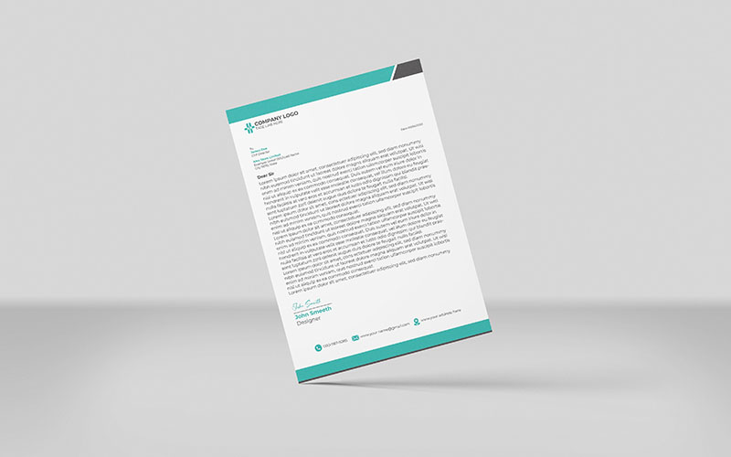 Letterhead - Corporate Template