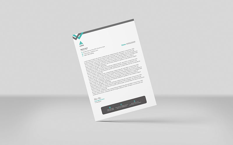 Letterhead - Corporate Identity Template_V_01