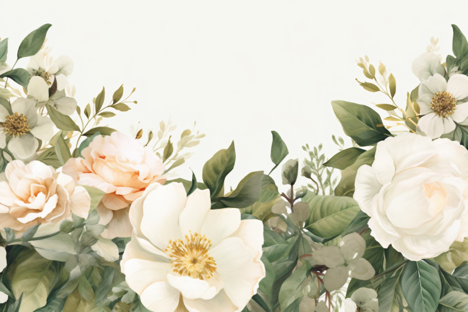 Watercolor Floral Background 460