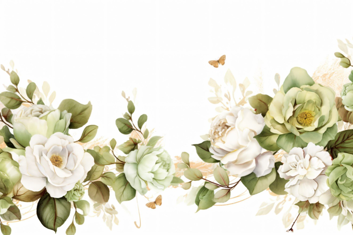 Watercolor Floral Background 479