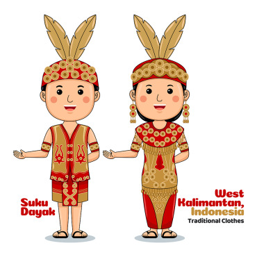 Indonesia Culture Vectors Templates 364142