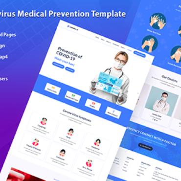 Doctor Health Responsive Website Templates 364195