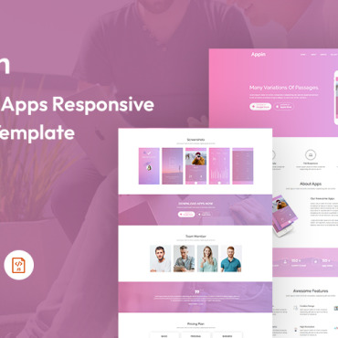 App Bootstrap Responsive Website Templates 364286