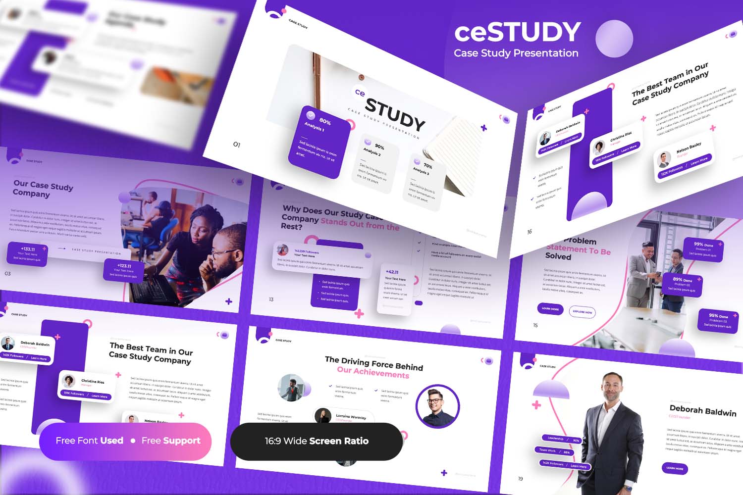 CeStudy - Case Study PowerPoint Template