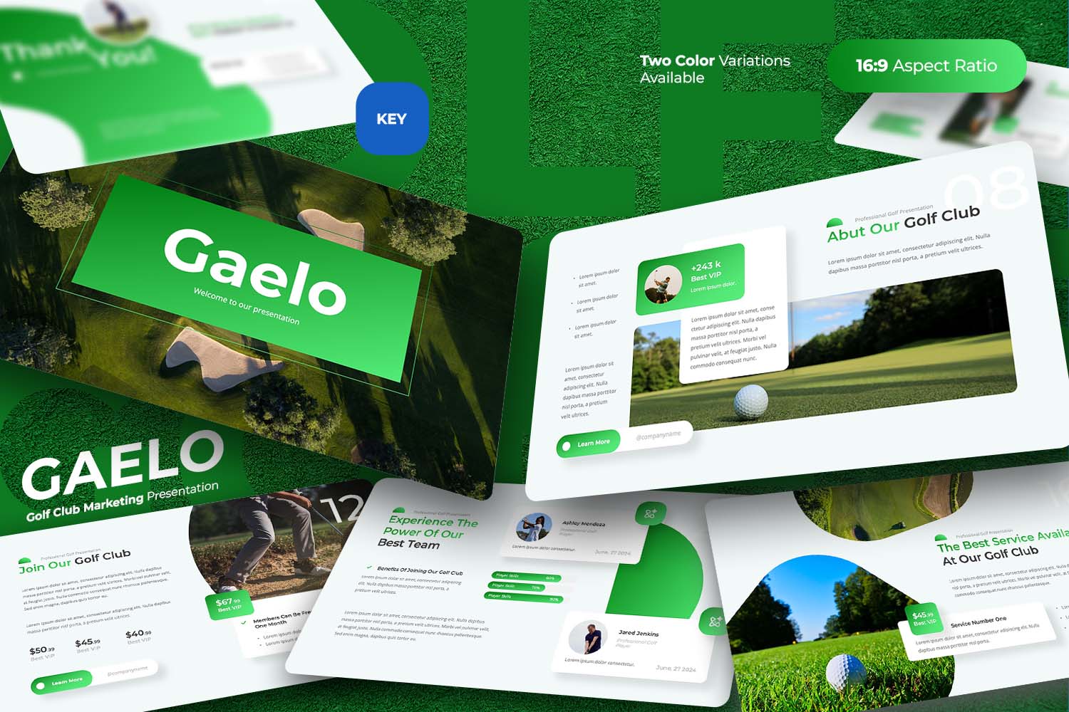 Gaelo - Golf Club Marketing Keynote