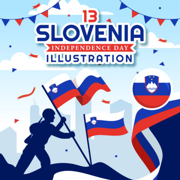 Day Slovenia Illustrations Templates 364418