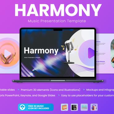 Music Band PowerPoint Templates 364444